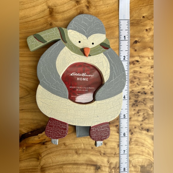 Eddie Bauer HOME 4" Wide x 7" Tall Skating Penguin Frame - Picture 6 of 7